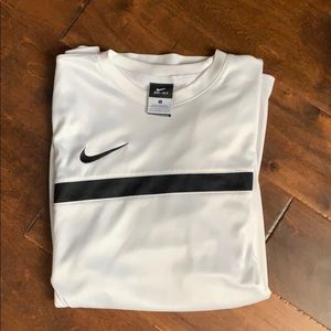 White and black Nike Athletic shirt